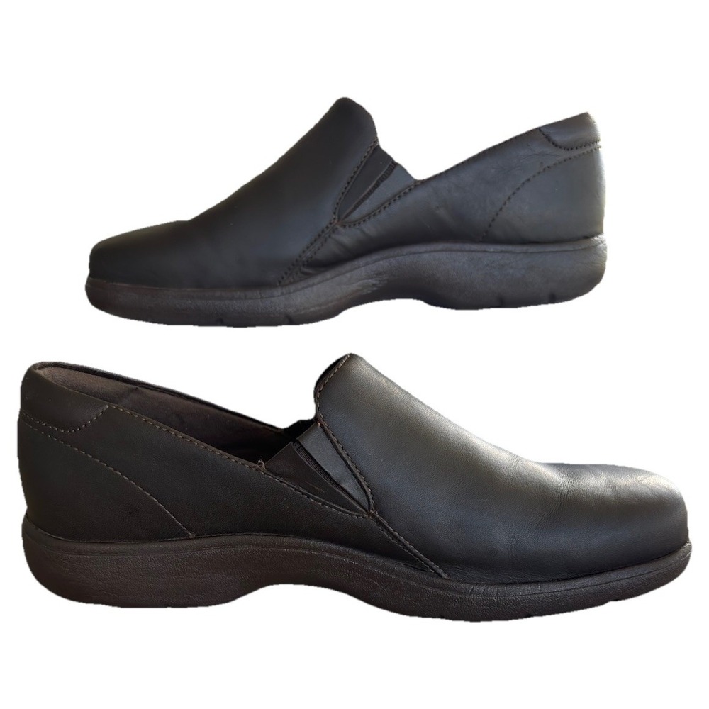 Rockport Comfort by DMX Brown Leather Slip On Loafers Womens 8.5 M APW75652